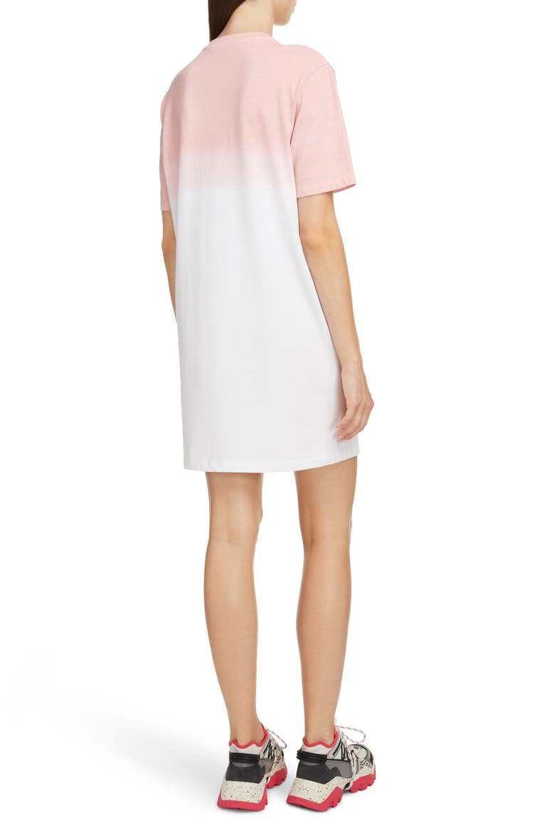 Dip Dye Comfort T-Shirt Dress, Alternate, color, FLAMINGO PINK