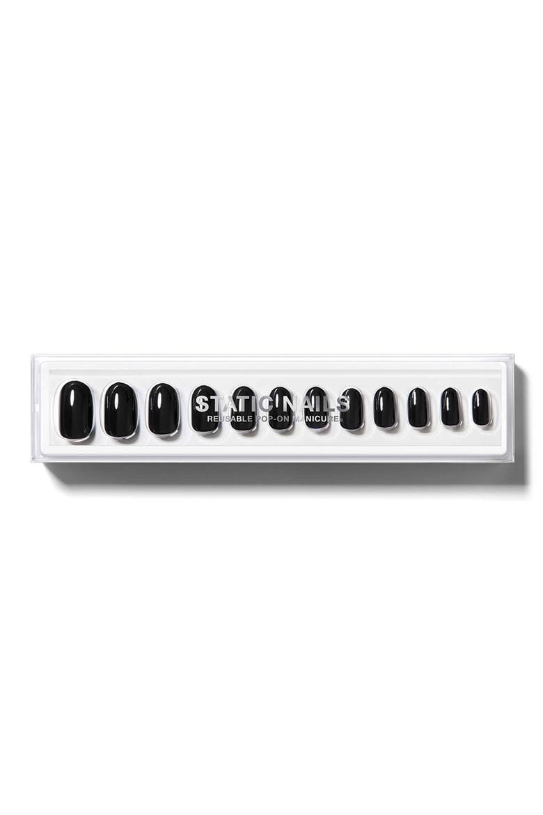 Round Pop-On Reusable Manicure Set, Main, color, DARK ROOM