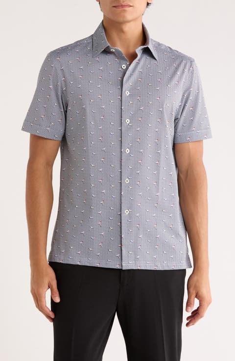 Victor Short Sleeve 8-Way Stretch OoohCotton® Knit Polo