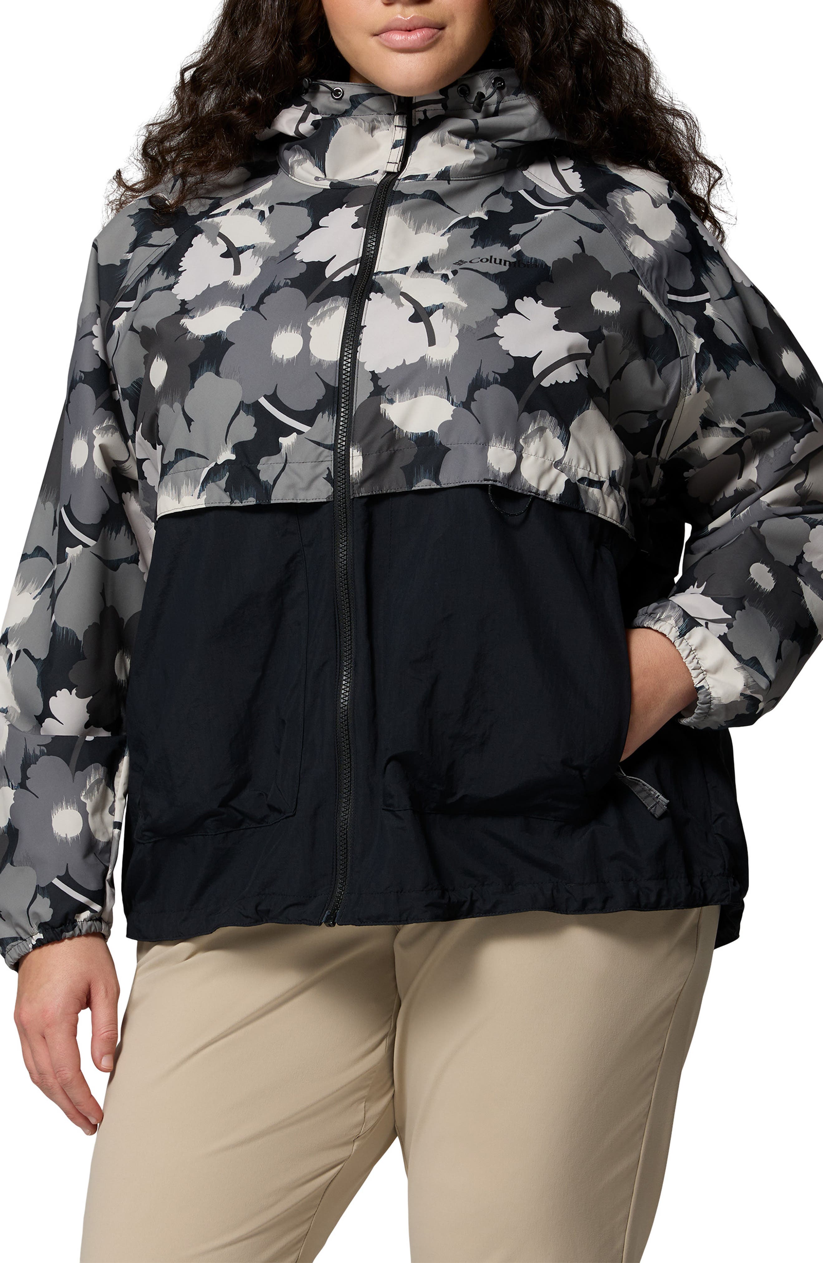 BLACK IKATBLOOM PRINT/ BLACK