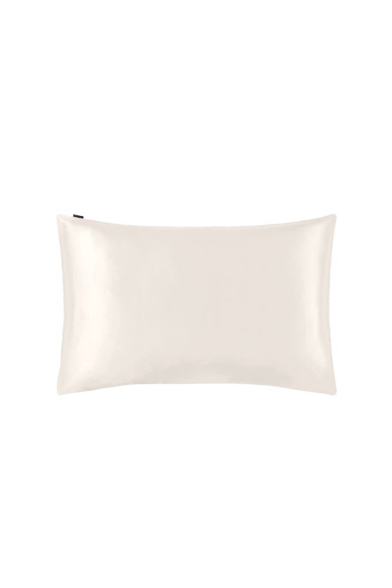 100% Silk Terse Envelope Pillowcase, Main, color, Ivory