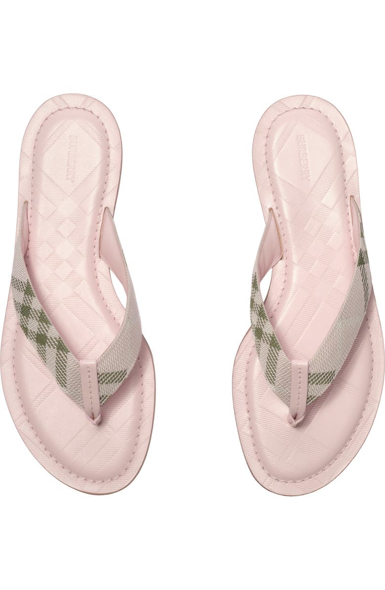 Burberry Check Pavilion Sandals, Alternate, color, Mallow Pink