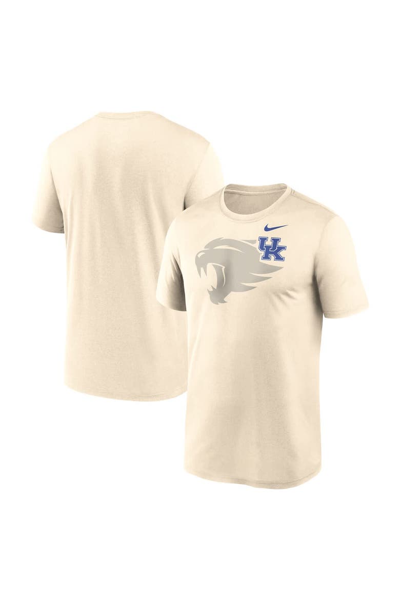 Men's Nike Natural Kentucky Wildcats Campus Shadow Legend Performance T-Shirt, Alternate, color, Natural