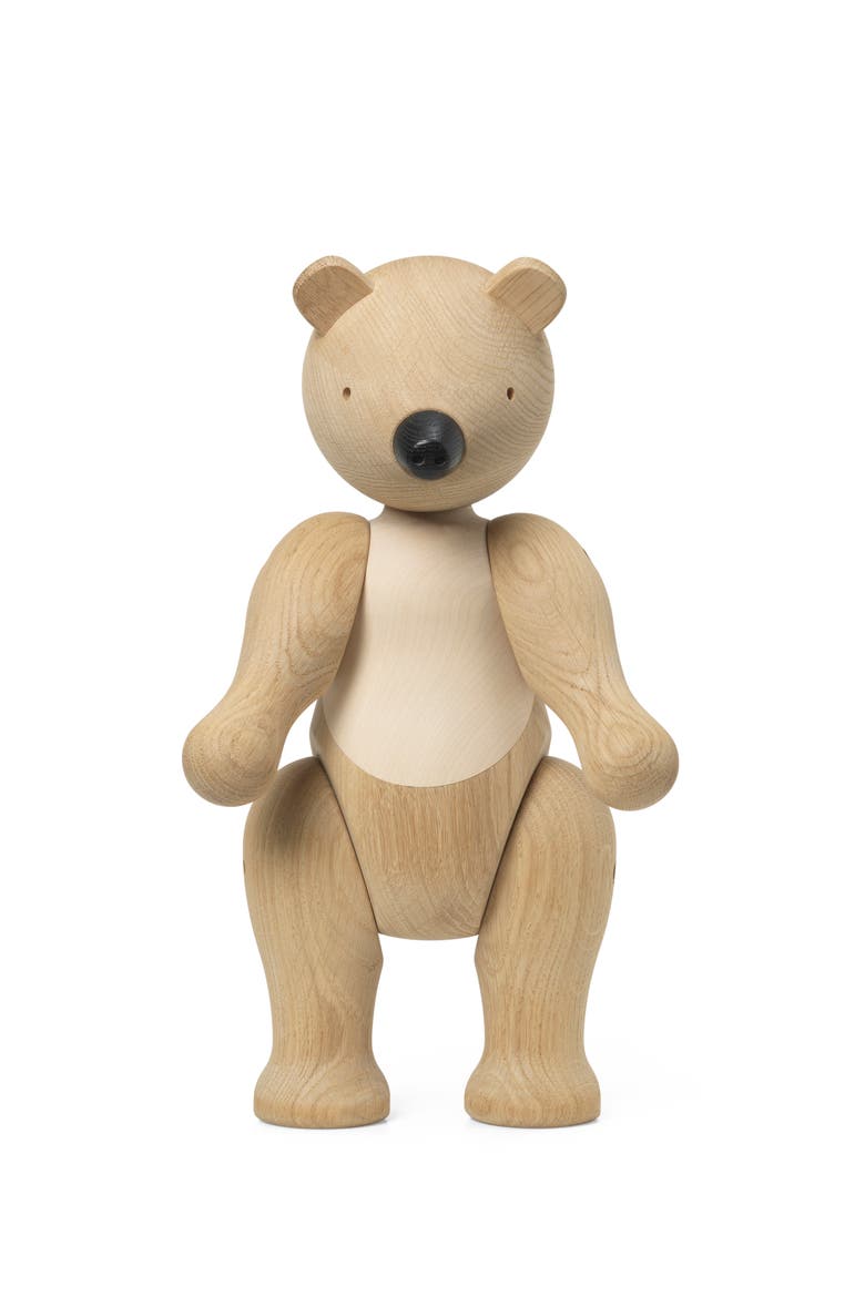 Kay Bojesen Bear Large, Alternate, color, Oak/Maple