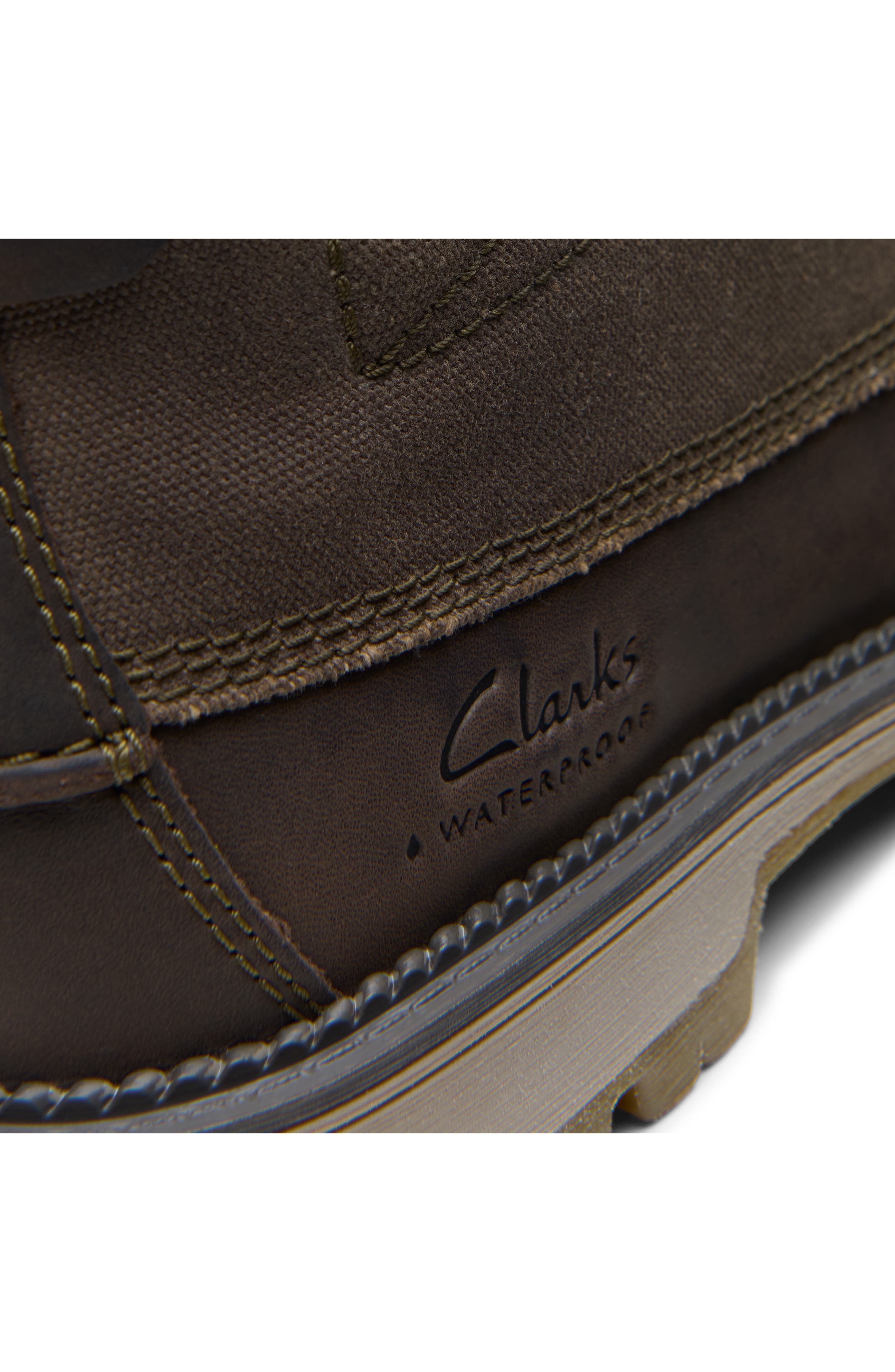 Clarks<sup>®</sup> Maplewalk Moc Toe Boot, Alternate, color, Brown