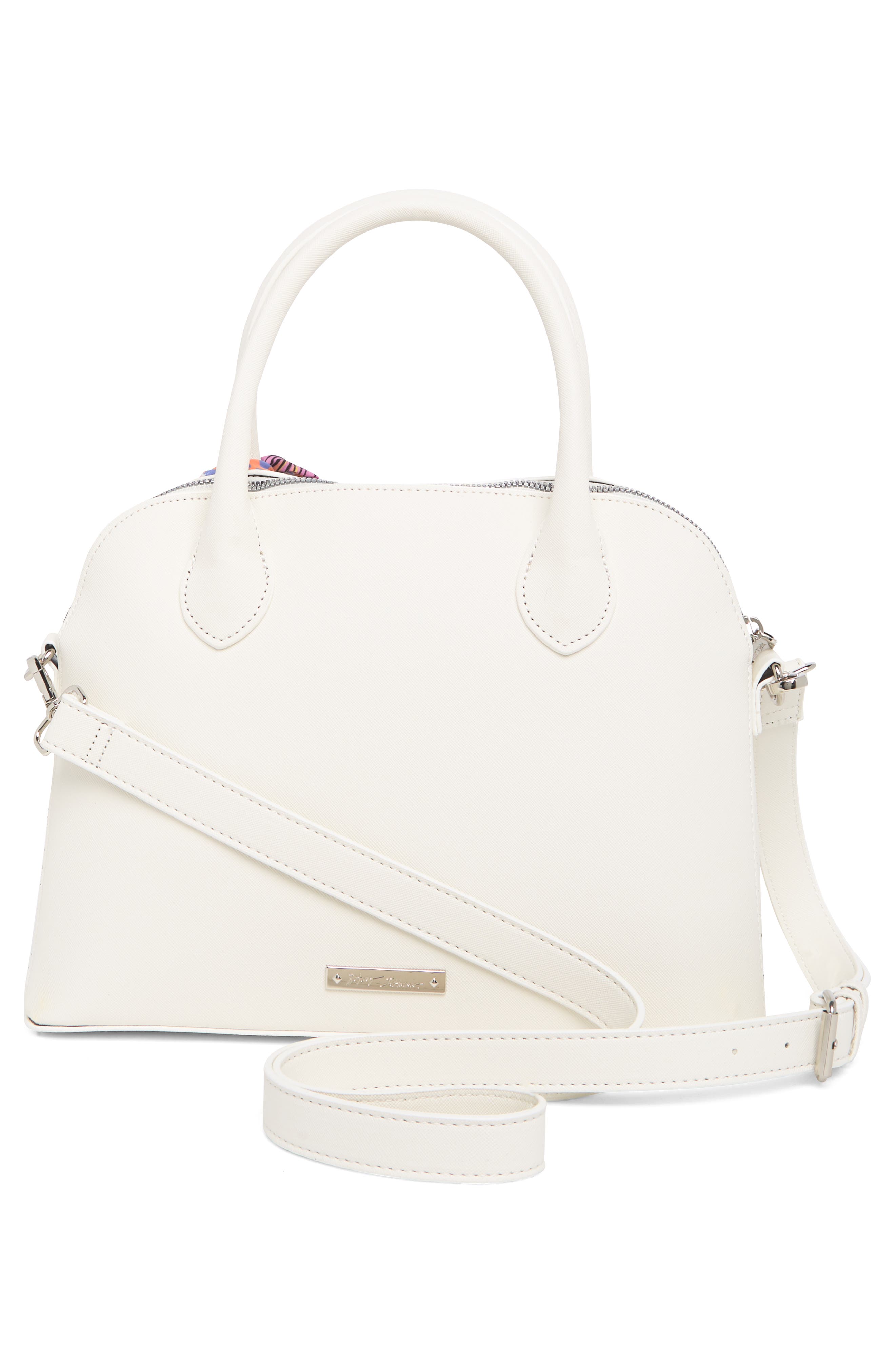 Betsey Johnson Dylon Large Dome Satchel, Alternate, color, 