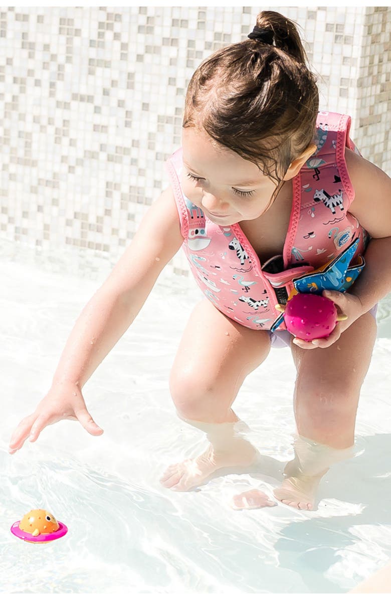 Splash About Pufferfish Flip & Float Pool & Bath Toys, Pack of 3, Alternate, color, Multicoloured