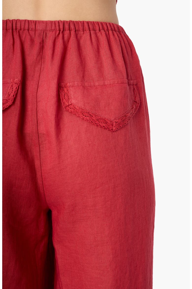 Omi Mid Rise Wide Leg Pants, Alternate, color, HUCKLEBERRY