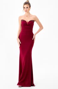 Bariano Janna Sweetheart Fishtail Maxi