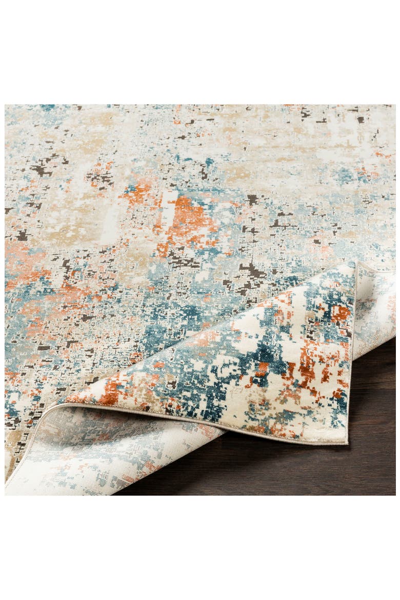 Pune Modern Area Rug, Alternate, color, TEAL