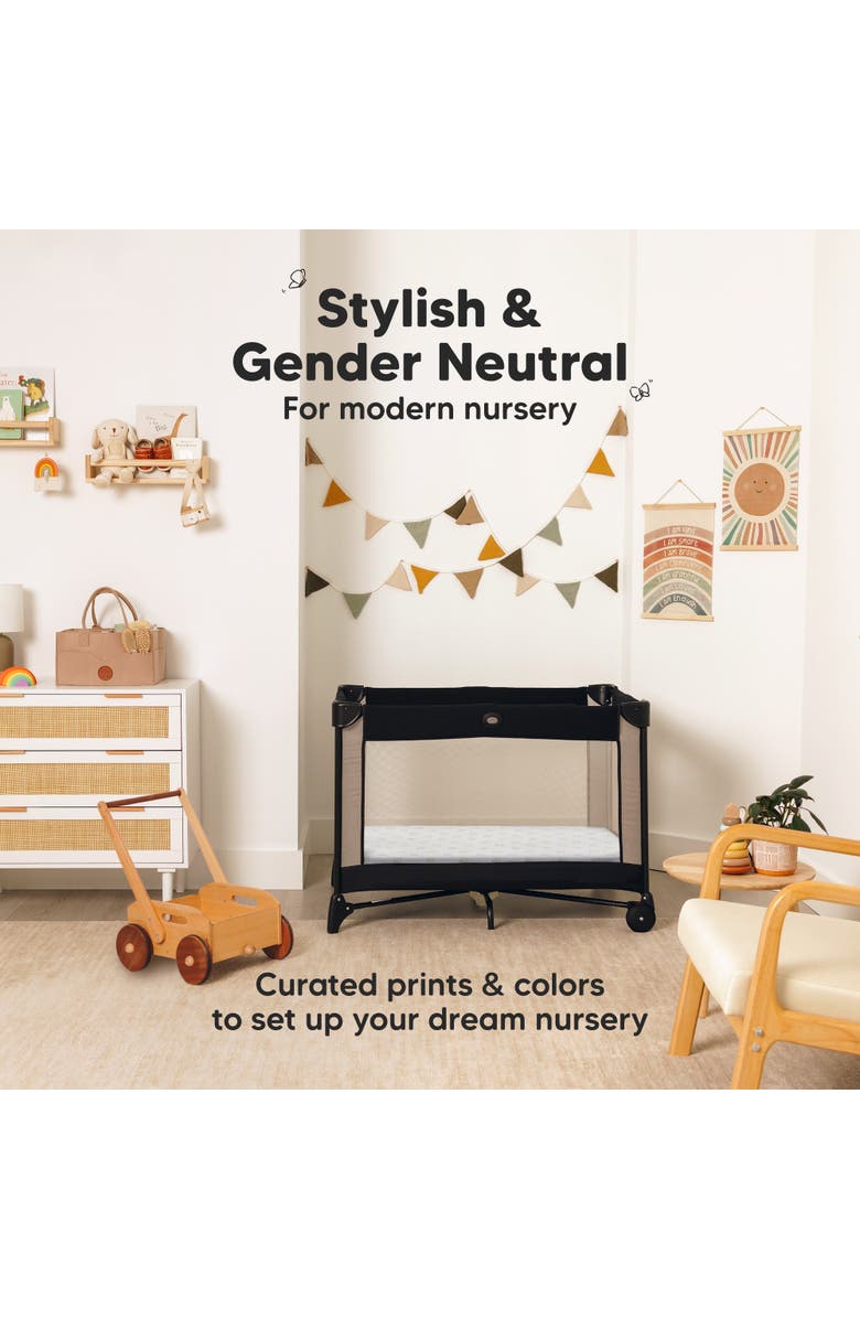 KeaBabies Isla Fitted Mini Crib Sheets, Alternate, color, Elly