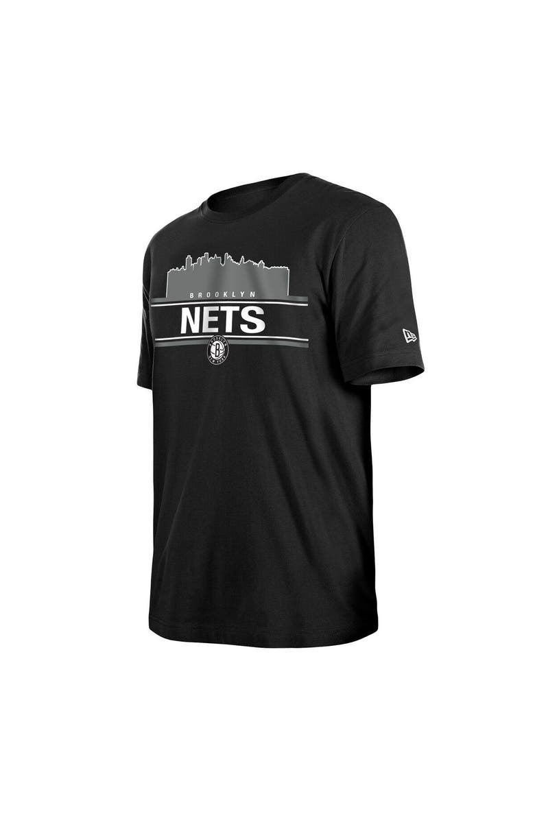 New Era Men's New Era Black Brooklyn Nets Localized T-Shirt, Alternate, color, Black