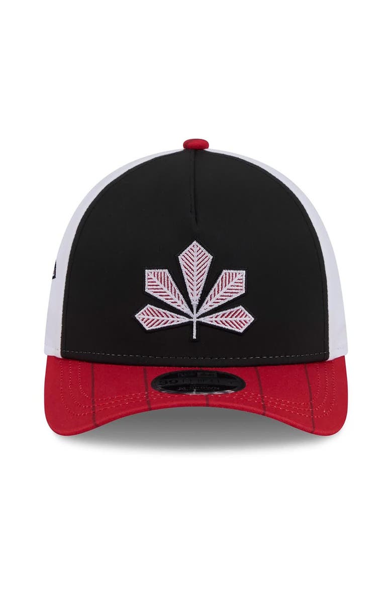 New Era Men's New Era Black/Red Cincinnati Reds 2026 City Connect M-Crown A-Frame 39THIRTY Flex Hat, Alternate, color, Black