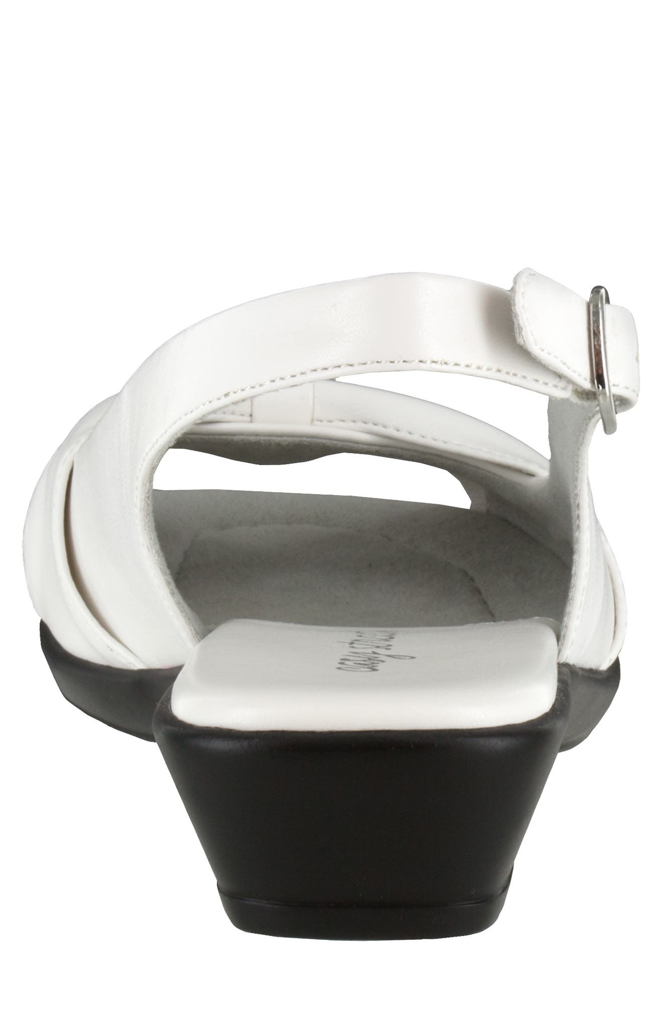 EASY STREET Fantasia Slingback Pump, Alternate, color, White