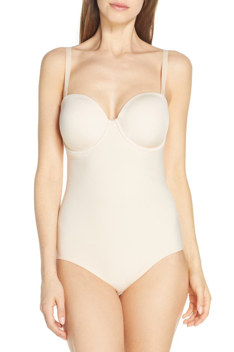 Red Carpet™ Strapless Shaping Bodysuit, Alternate, color, NATURAL NUDE