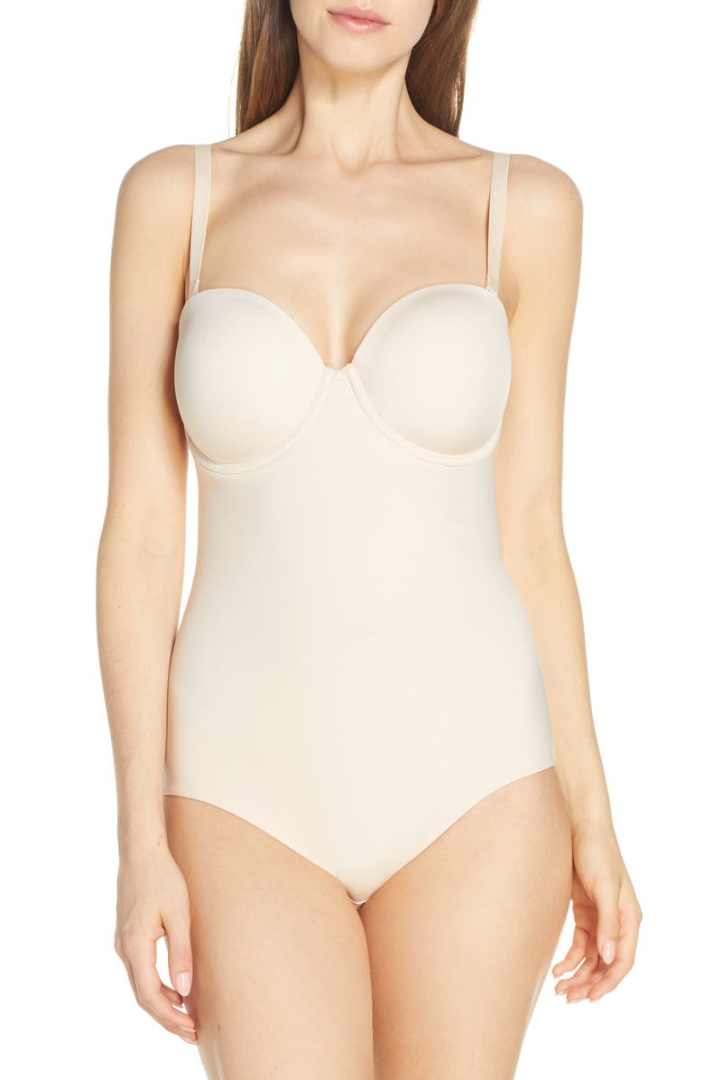 Wacoal Red Carpet<sup>™</sup> Strapless Shaping Bodysuit, Alternate, color, Natural Nude