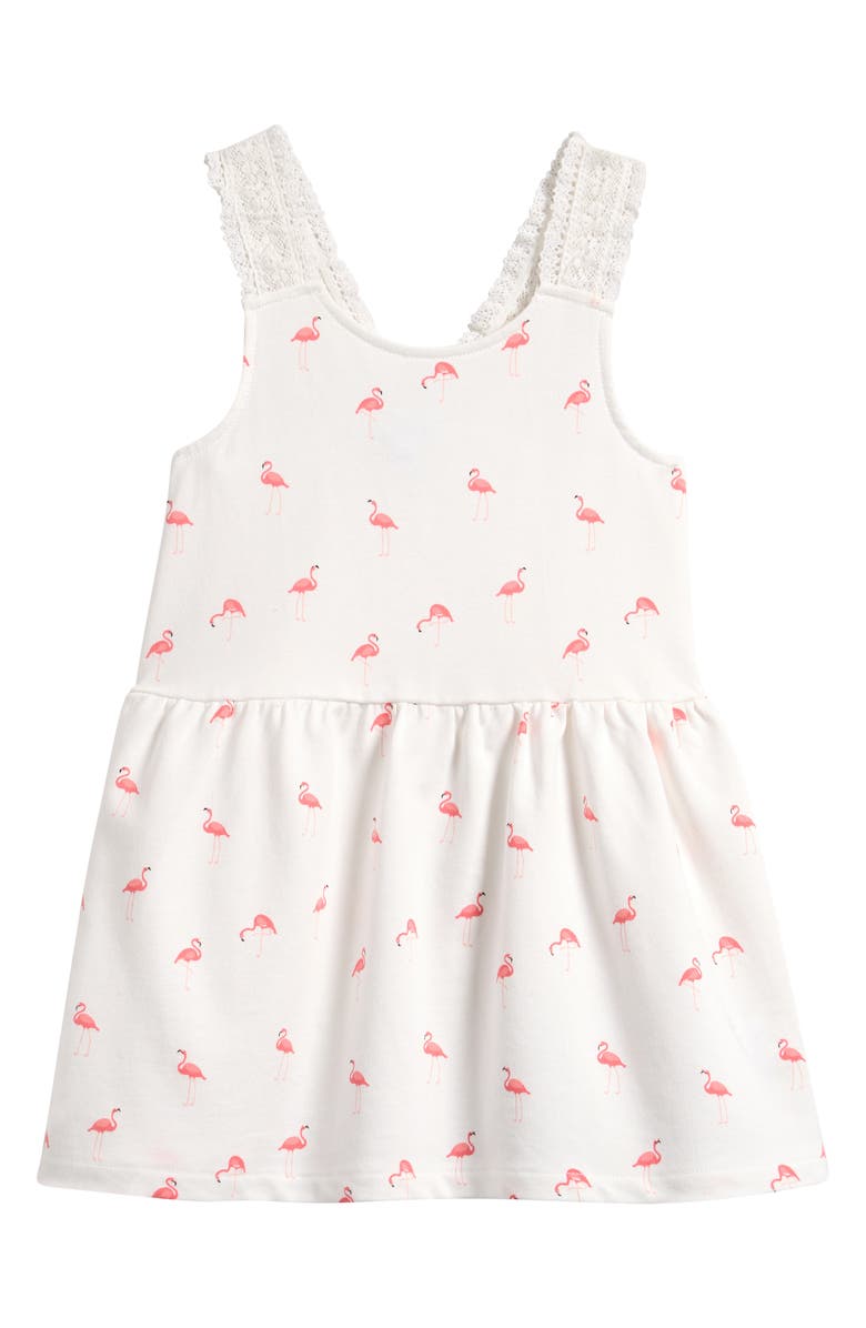 Splendid Kids' Flamingo Fun Dress, Main, color, Flamingo Print