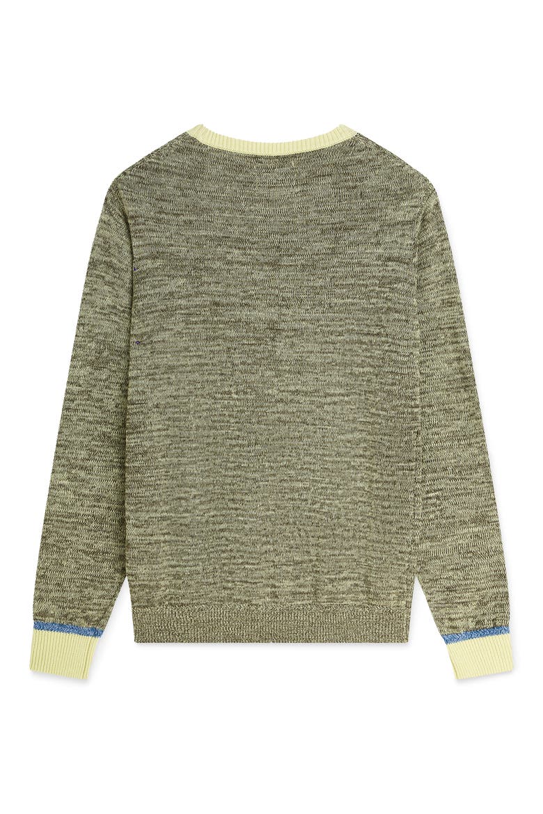 Regular Fit Melange Cotton Pullover, Alternate, color, GREY DAWN