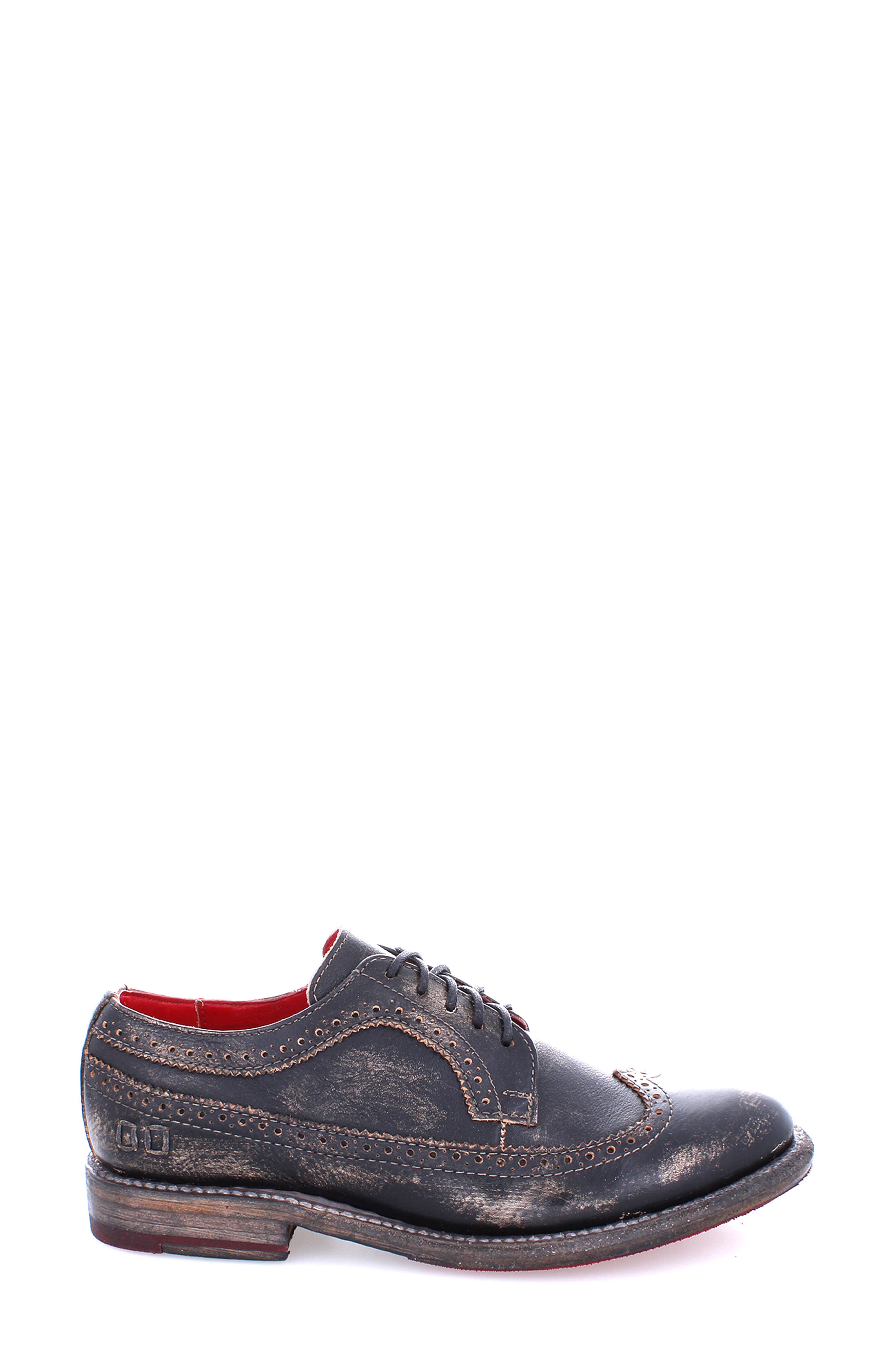 Lita K II Wingtip Derby, Alternate, color, BLACK HAND WASH