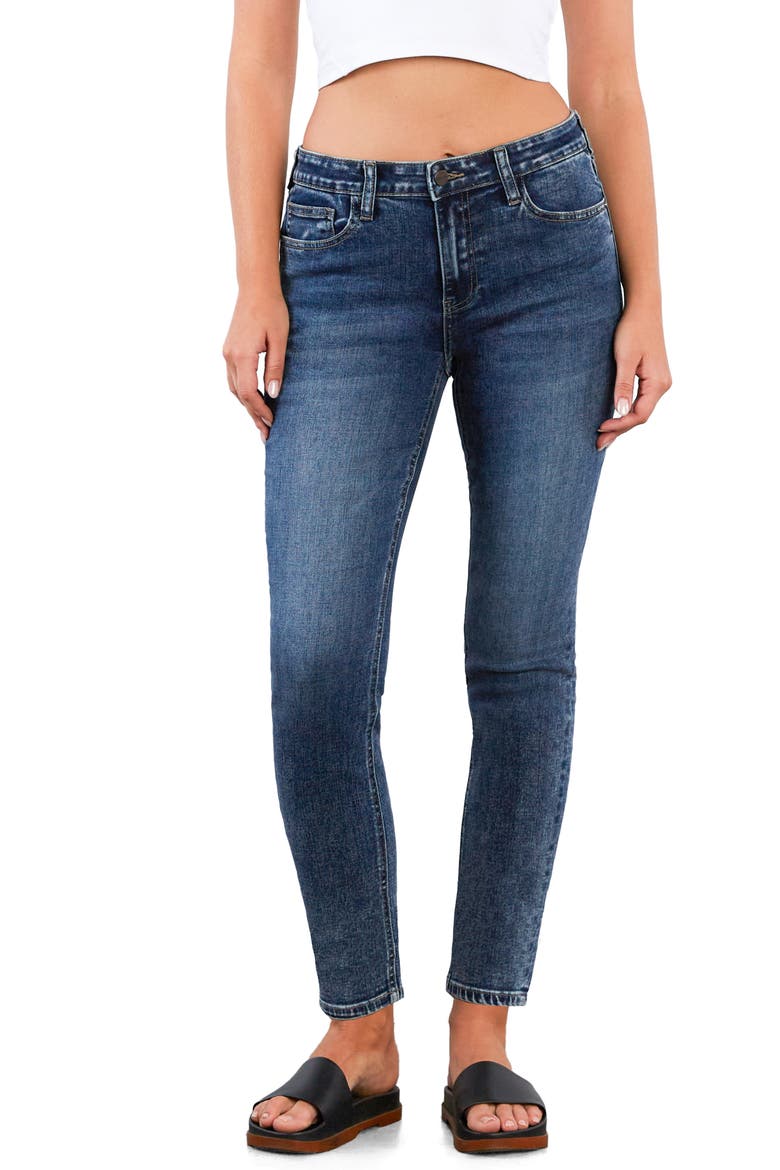 Mid Rise Ankle Skinny Jeans, Main, color, OUT OF TOWN BLUE