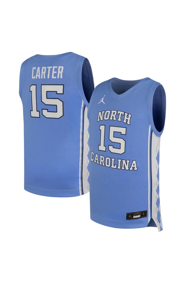 Nike Youth Nike Vince Carter Carolina Blue North Carolina Tar Heels Replica Basketball Jersey, Main, color, Light Blue