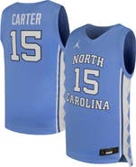 Nike Youth Nike Vince Carter Carolina Blue North Carolina Tar Heels Replica Basketball Jersey