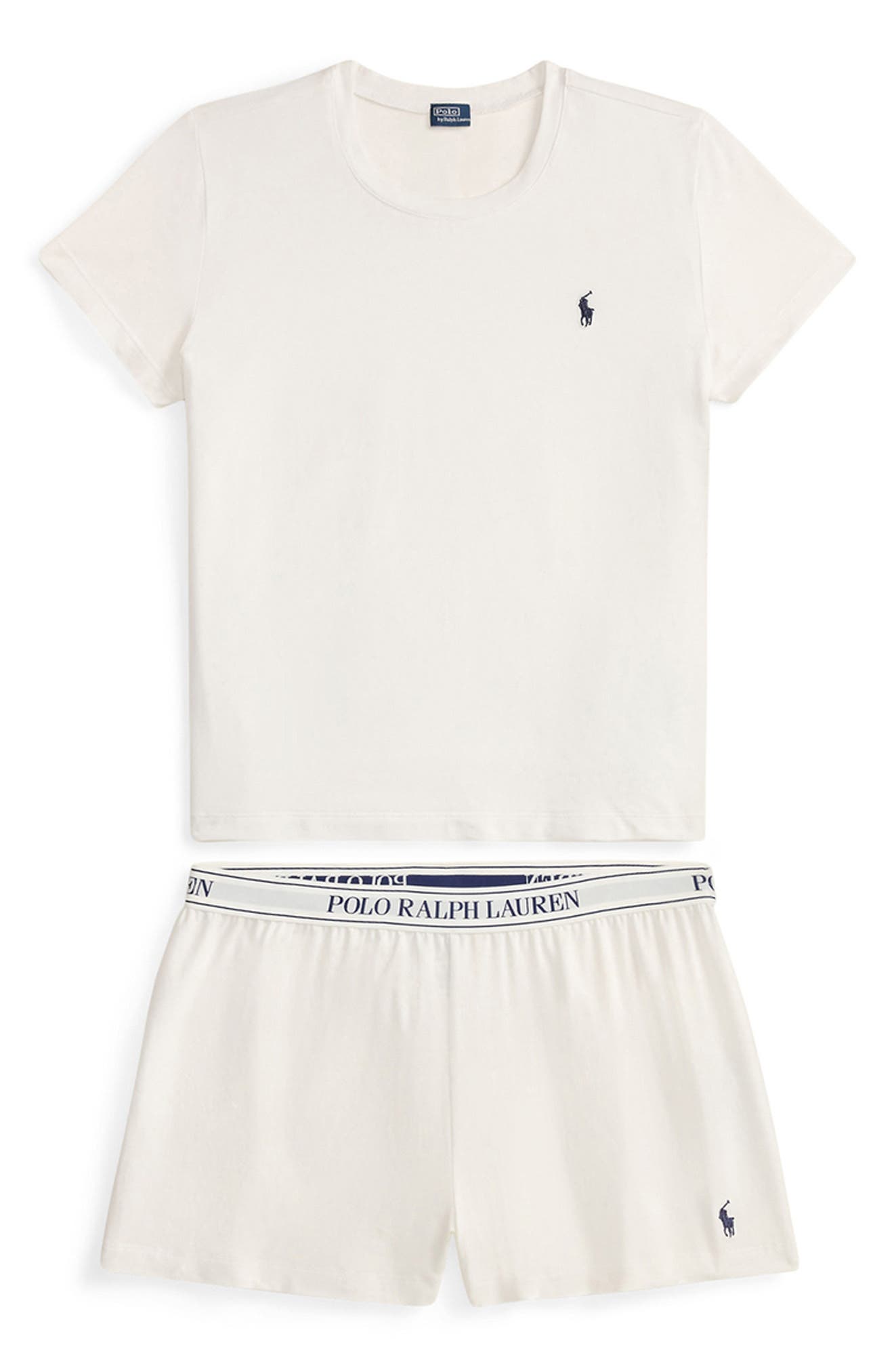 Polo Ralph Lauren Essential Short Pajama Set (Women) | Nordstrom