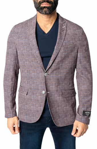 Maceoo Descartes Houndstooth Sport Coat