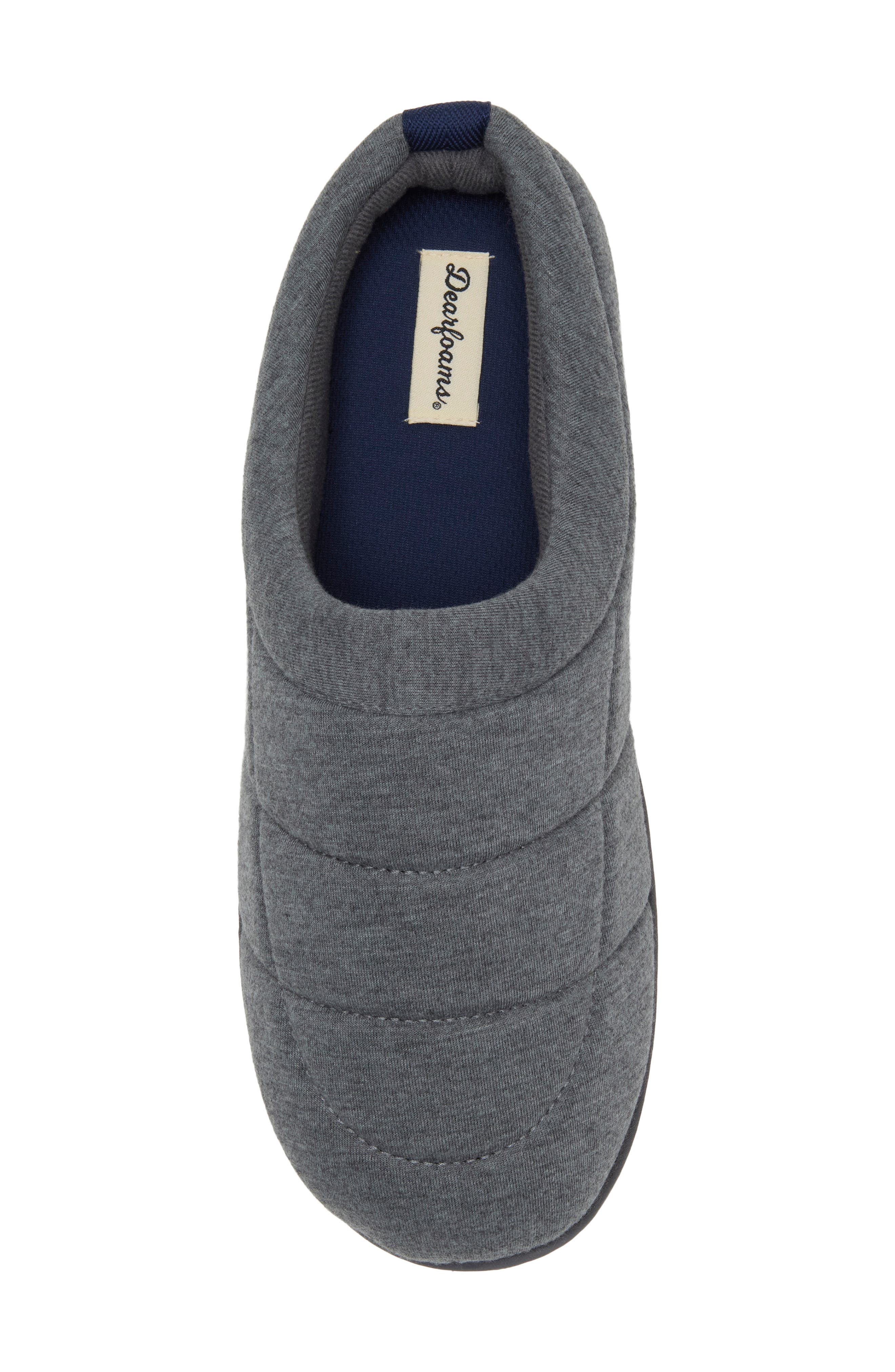 Arlo Jersey Clog Slipper, Alternate, color, DARK HEATHER GREY