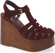 FARM Rio Slingback Platform Wedge Fisherman Sandal