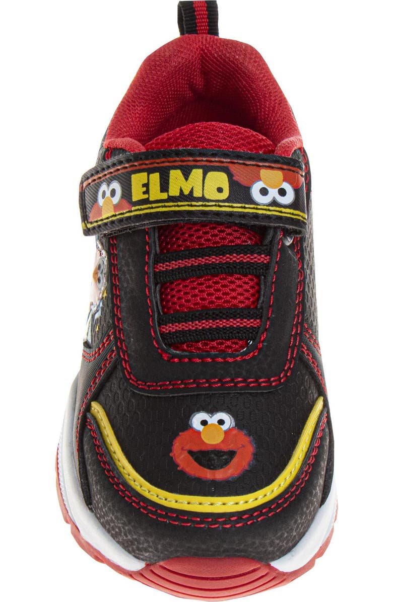JOSMO Kids' Sesame Street Elmo Light-Up Sneaker, Alternate, color, Black/Red