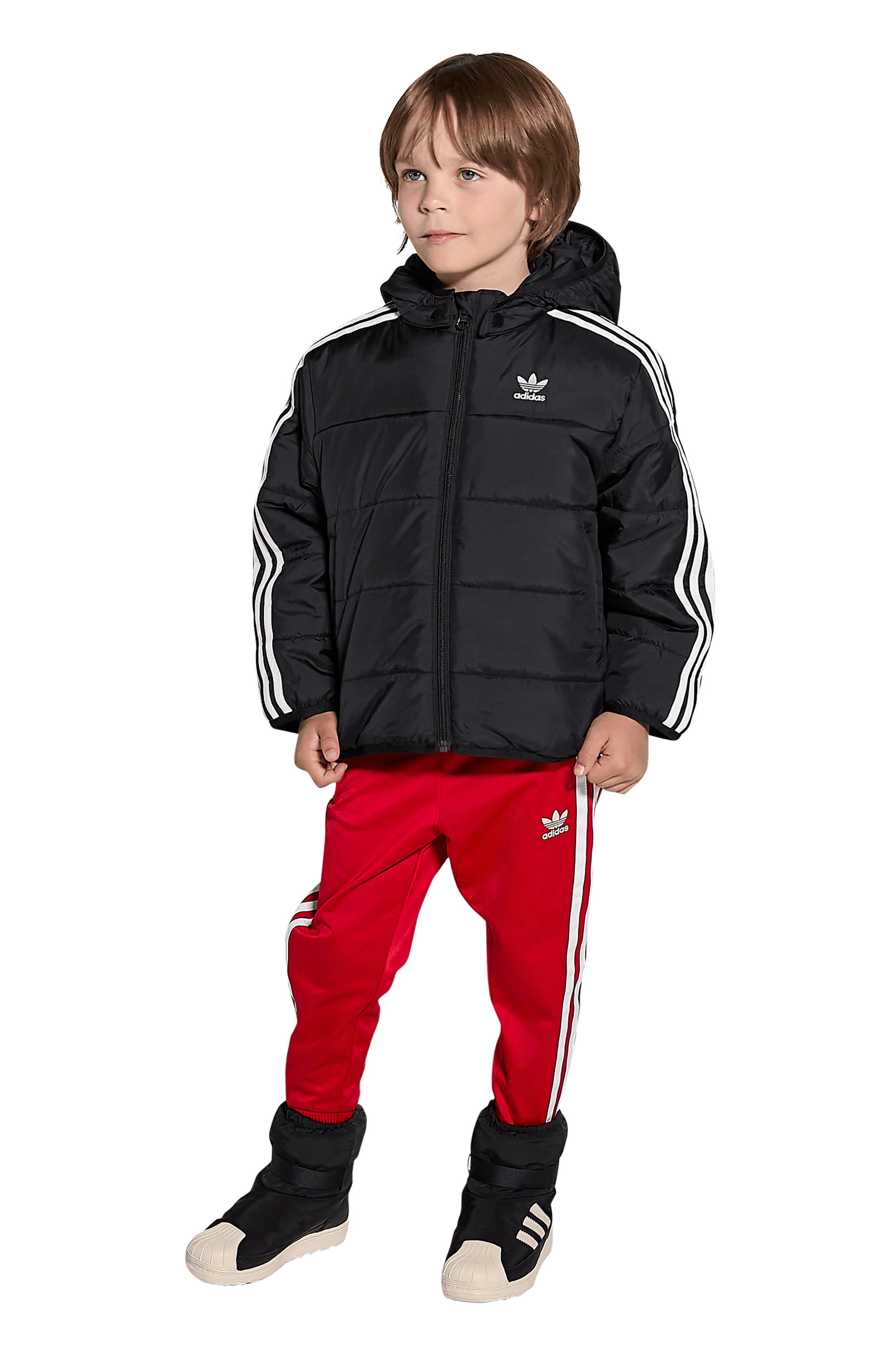 adidas Kids
 Superstar 360 Water Repellent Sneaker Boot, Alternate, color, 