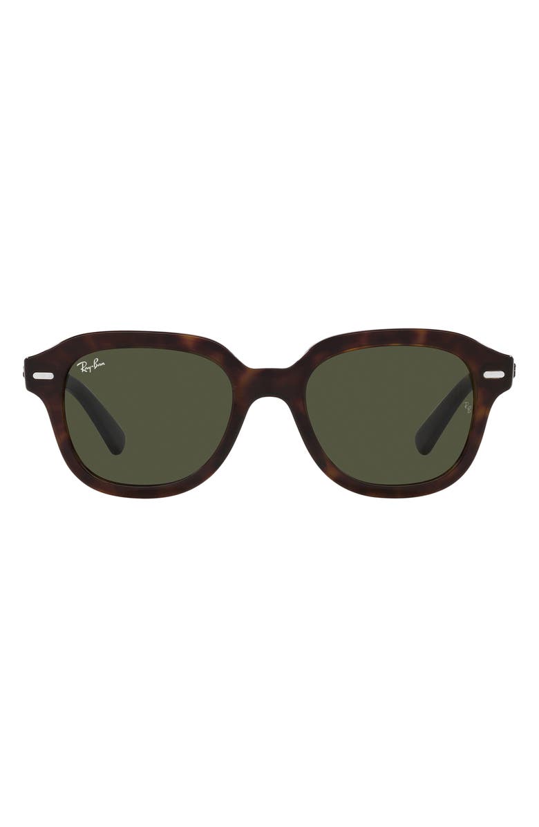 Ray-Ban Erik 51mm Square Sunglasses, Main, color, Havana