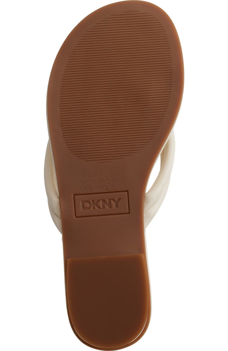 DKNY Clemmie Flip Flop, Alternate, color, Ivory Clemmie Flip Flk24