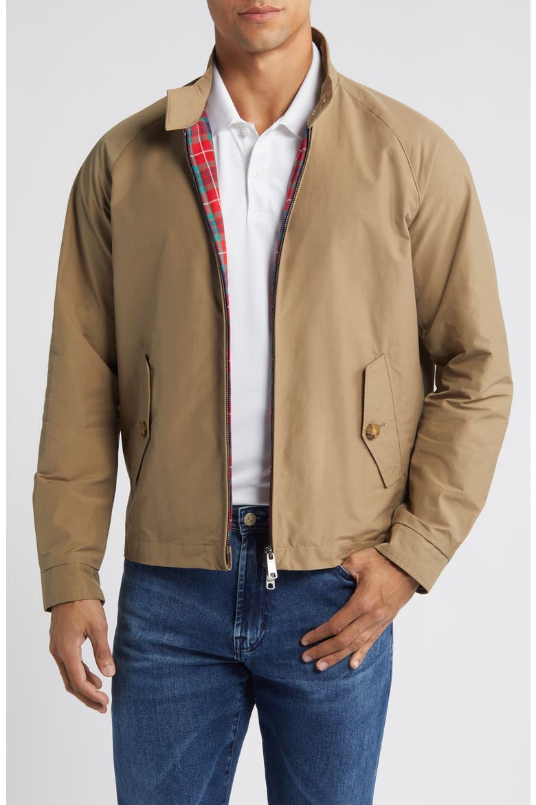 G4 Baracuta Cloth Jacket, Main, color, TAN