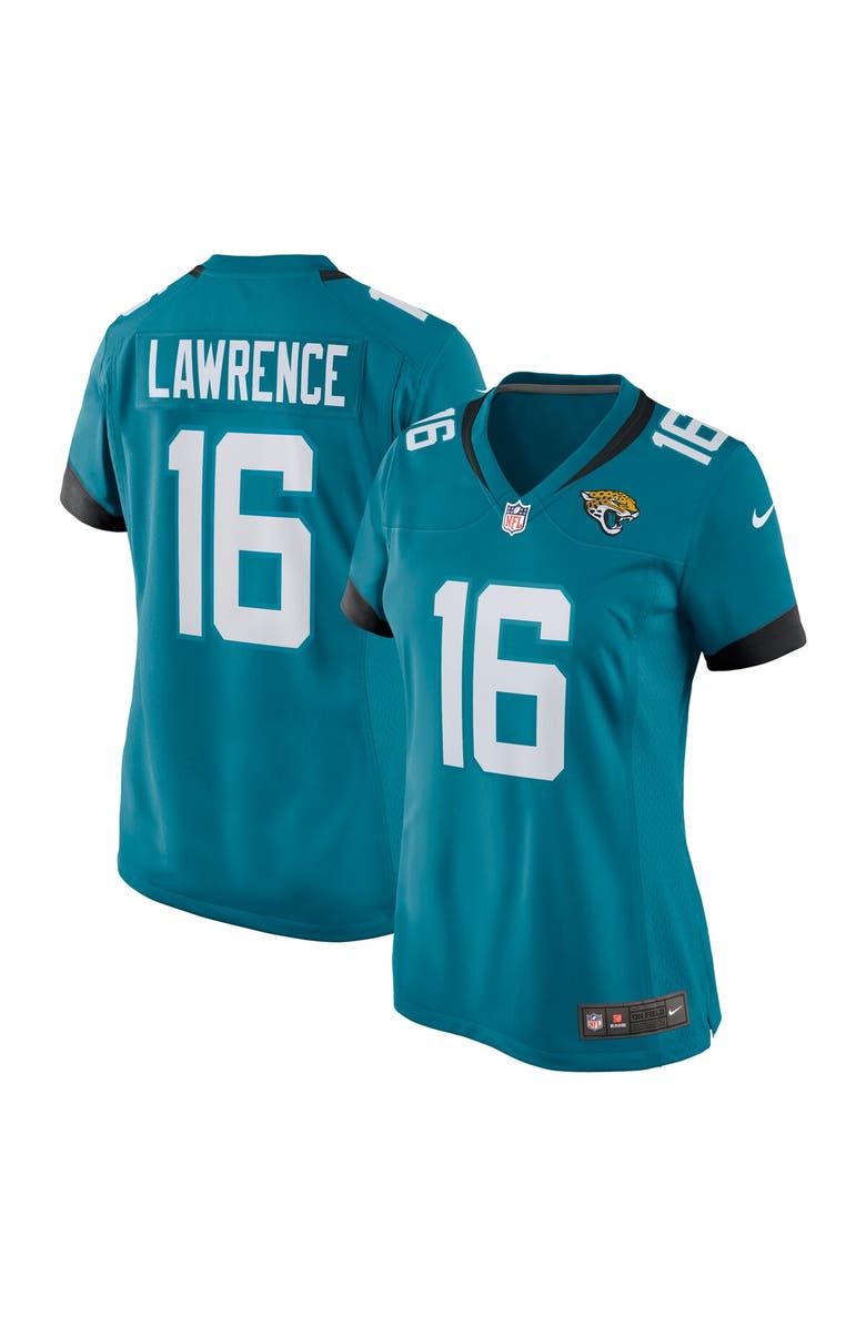 Nike Women's Nike Trevor Lawrence Teal Jacksonville Jaguars Game Jersey, Main, color, Teal