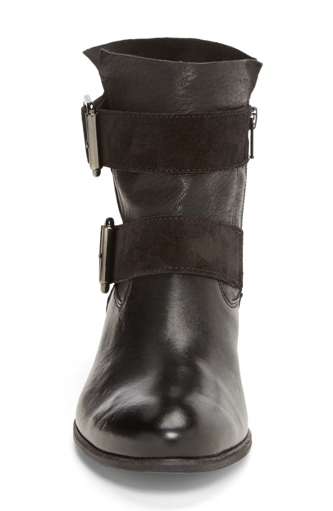 Paul Green 'Denver' Belted Biker Boot, Alternate, color, 