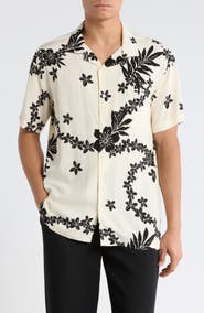 TENŌRE Floral Camp Shirt