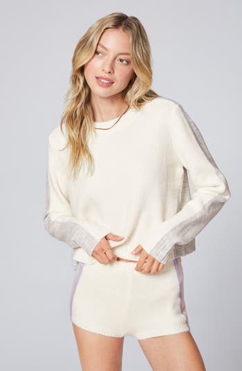 Colorblock Tipped Sweater