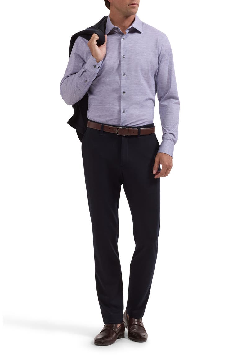 James OoohCotton® Heathered Button-Up Shirt, Alternate, color, ORCHID