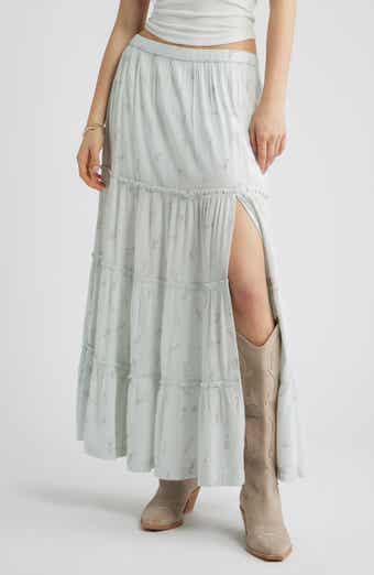 Tiered Maxi Skirt