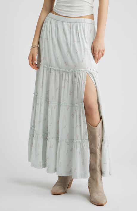Tiered Maxi Skirt