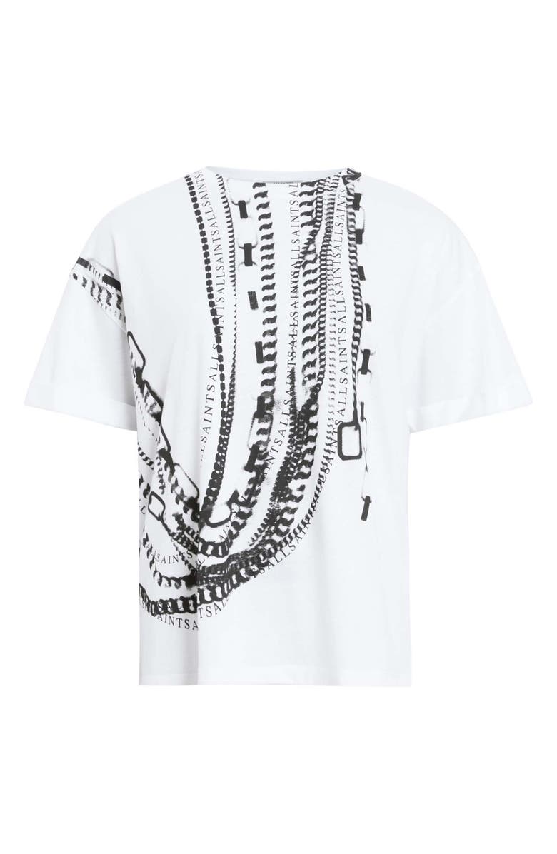 AllSaints Metallo Briar Chain Cotton Graphic T-Shirt, Alternate, color,