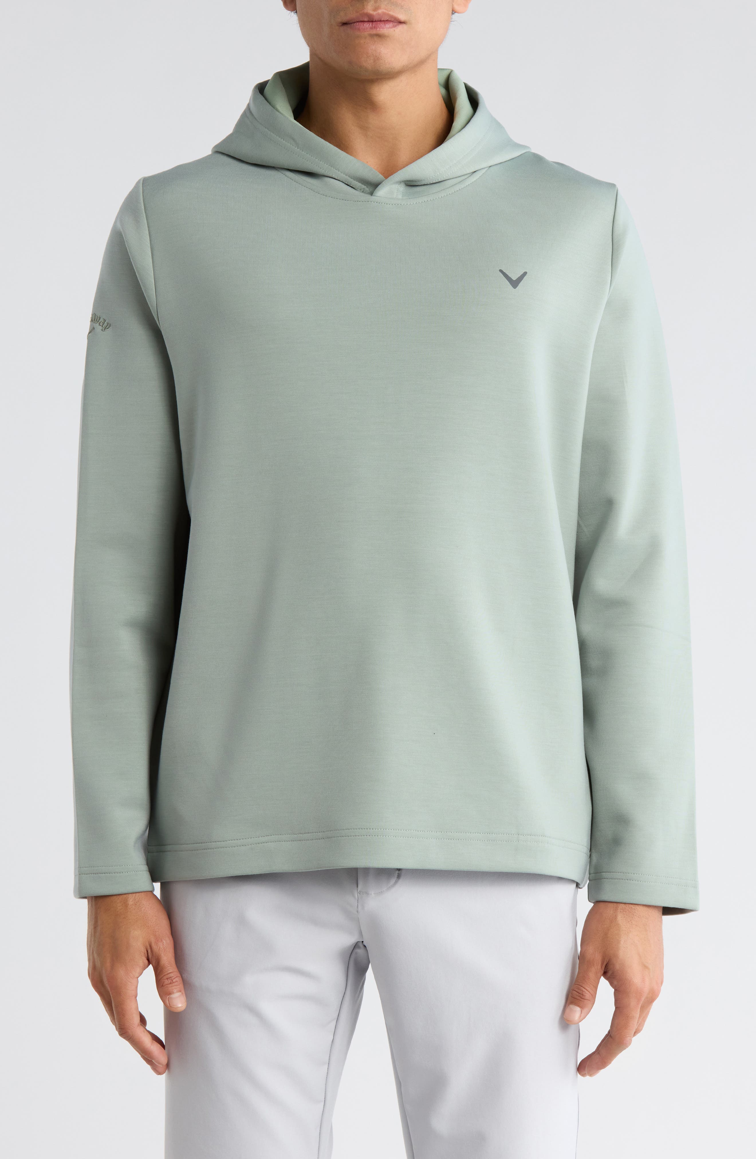 Heathered Hooded Pullover - image 5