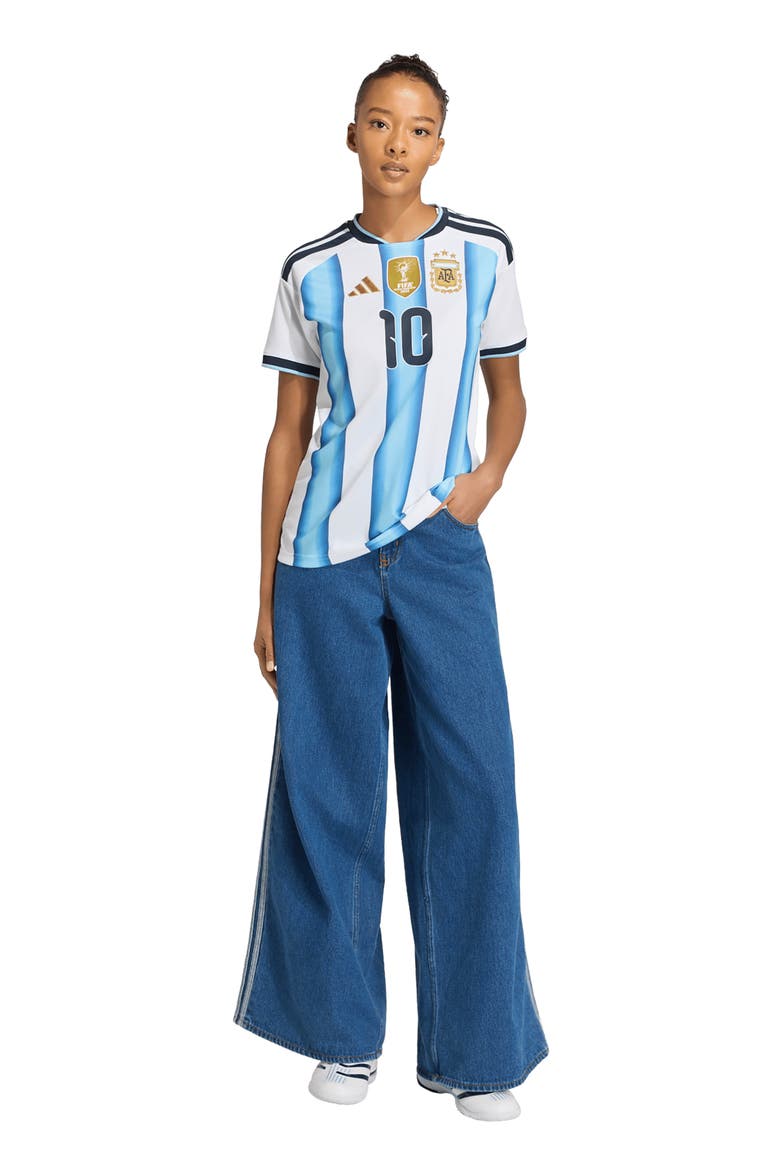 argentina jersey dress Argentina National Sport Team Jersey Design Football A-Line Dress by merchhost