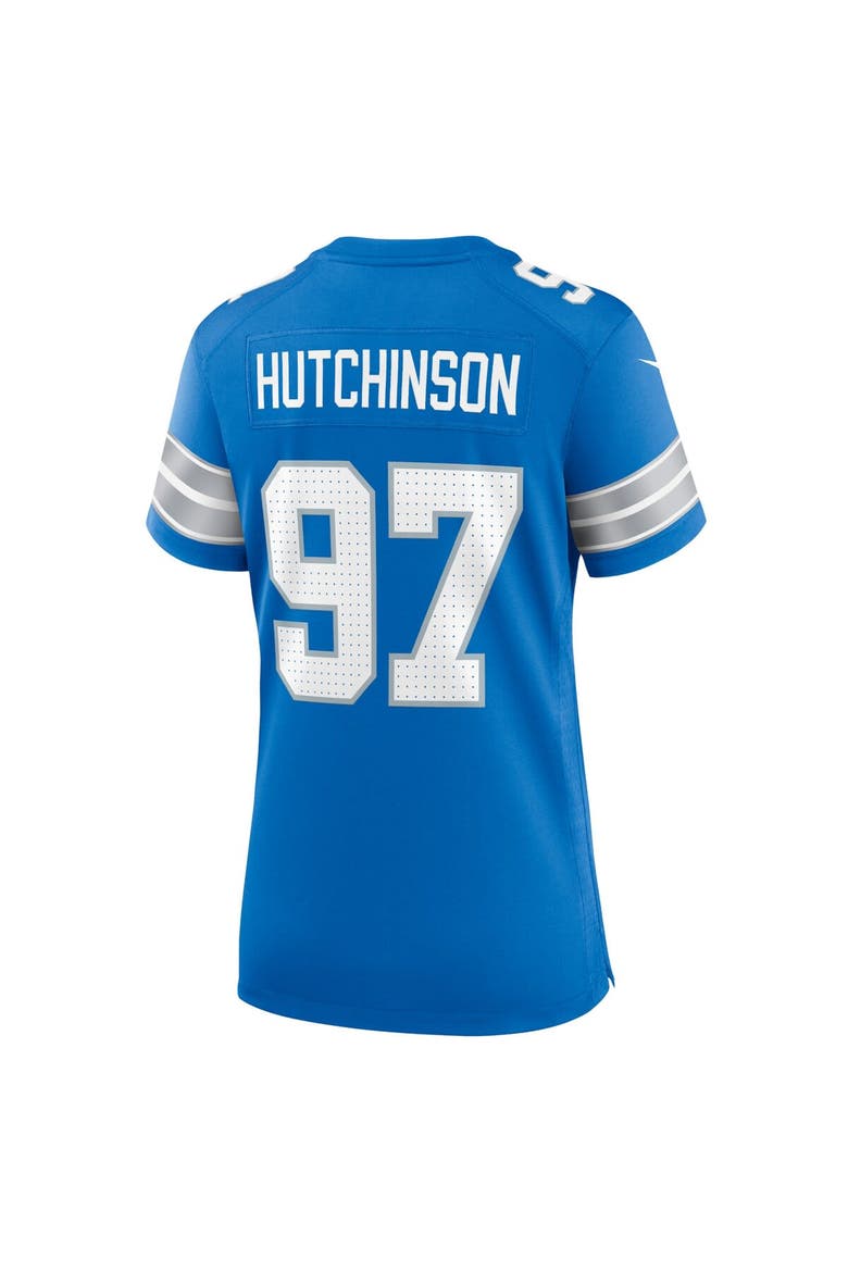 Women's Nike Aidan Hutchinson Blue Detroit Lions Game Jersey, Alternate, color, Blue