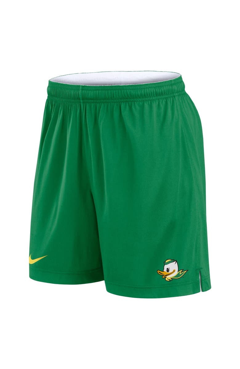 Nike Men's Nike White/Green Oregon Ducks Primetime Reversible Performance Shorts, Alternate, color, 
