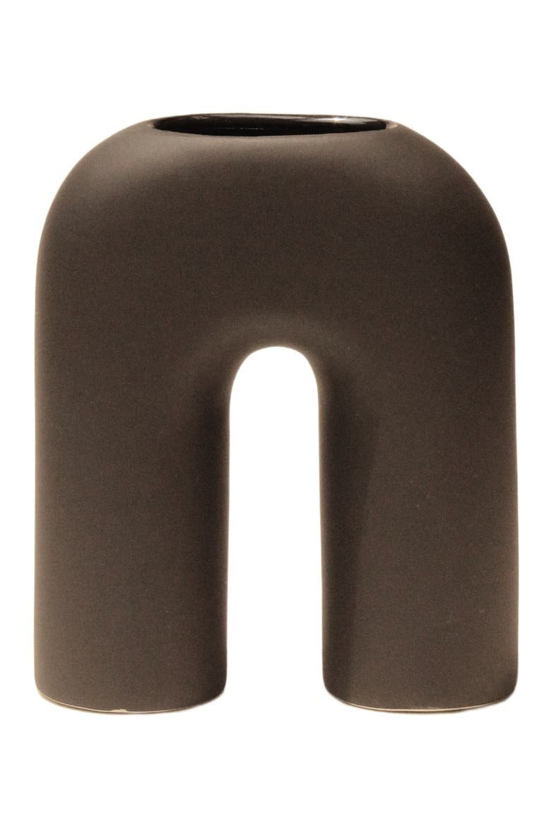 Zo Vase, Main, color, Off Black