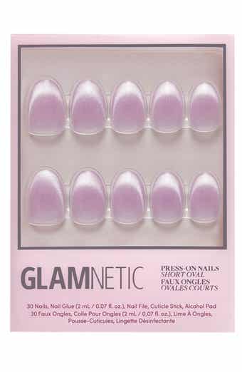 GLAMNETIC Short Oval Press-On Nails Set