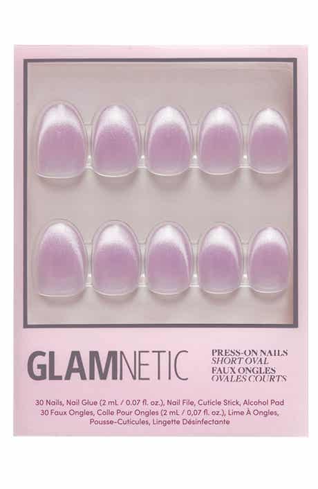 GLAMNETIC Short Oval Press-On Nails Set